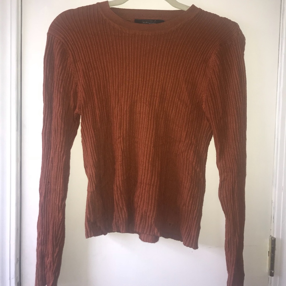 Orange sweater